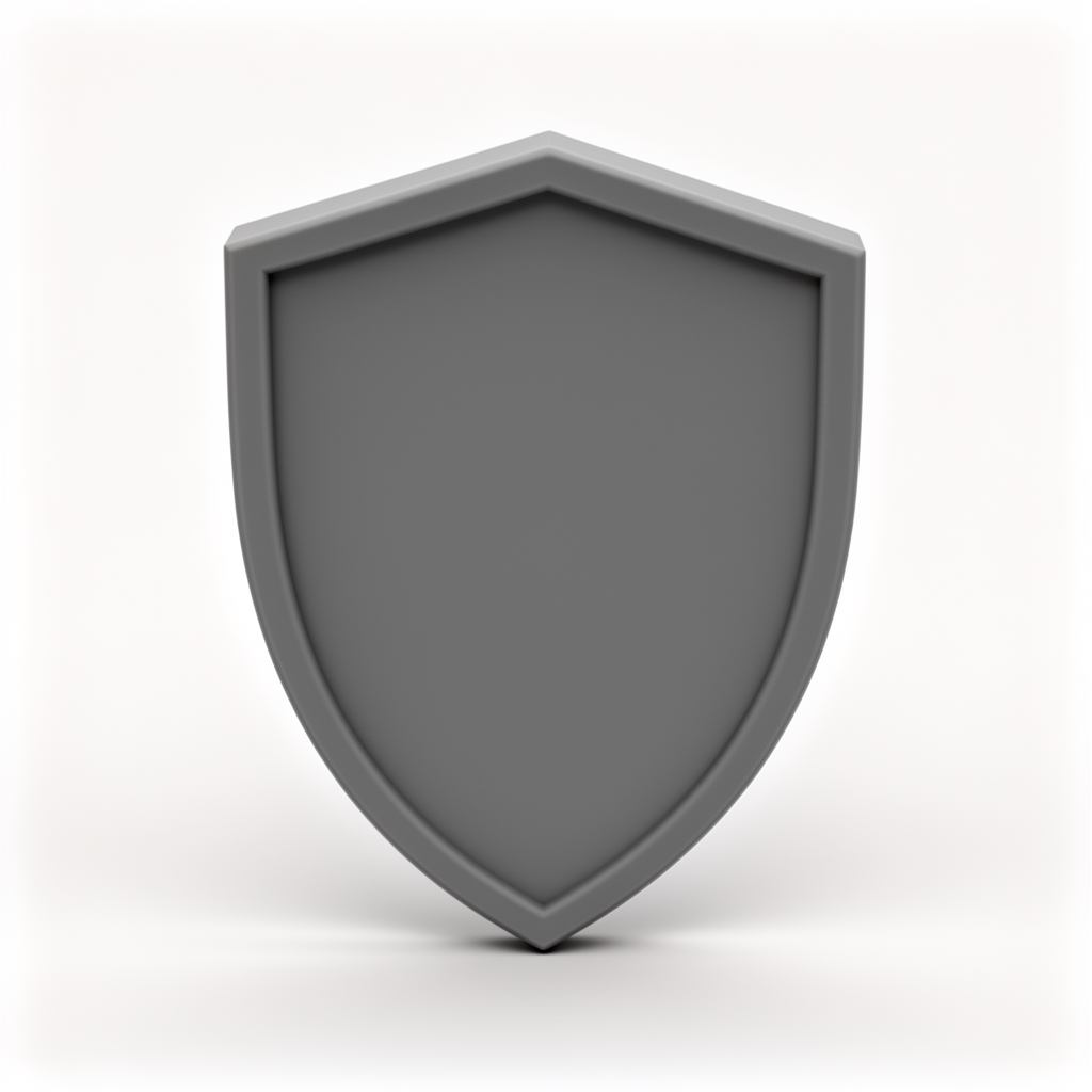 Flat Shield Medallion free 3D printable STL