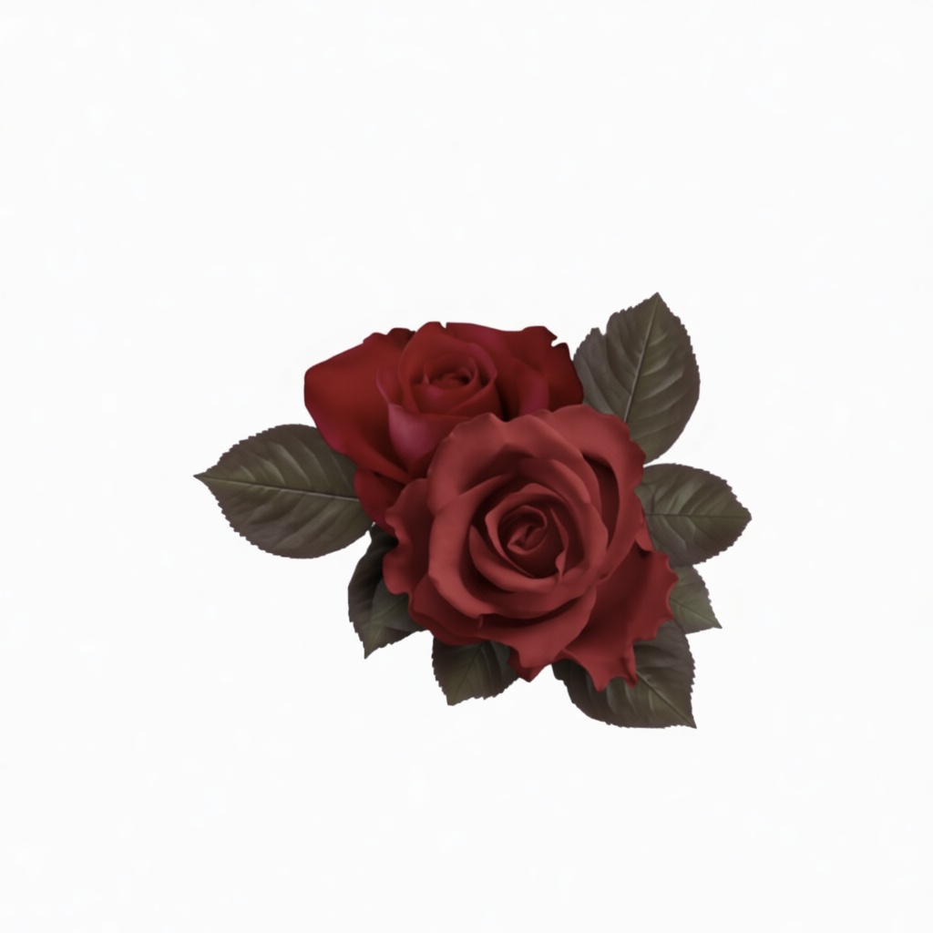 Red Rose Bouquet Model free 3D printable STL