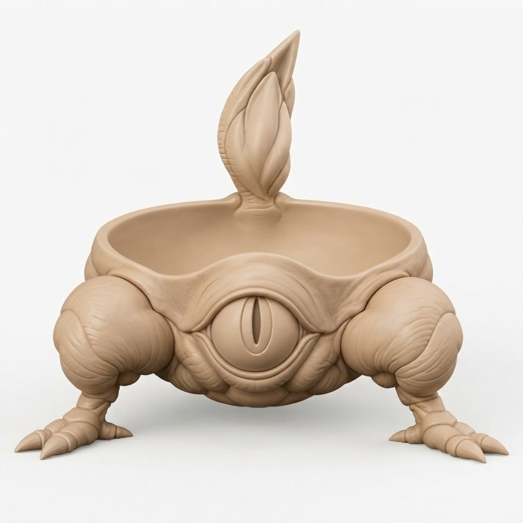 Cyclops Eye Planter free 3D printable STL