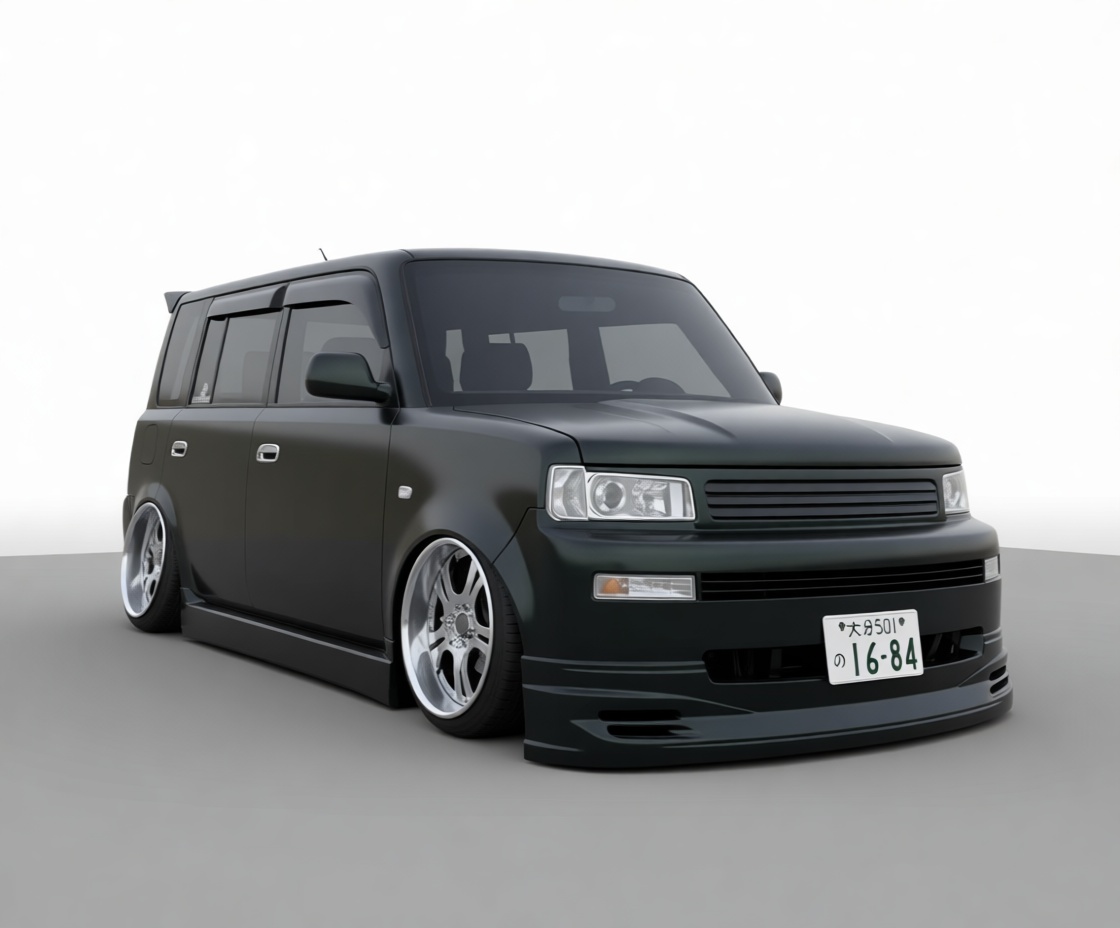 Toyota bB Model Car free 3D printable STL