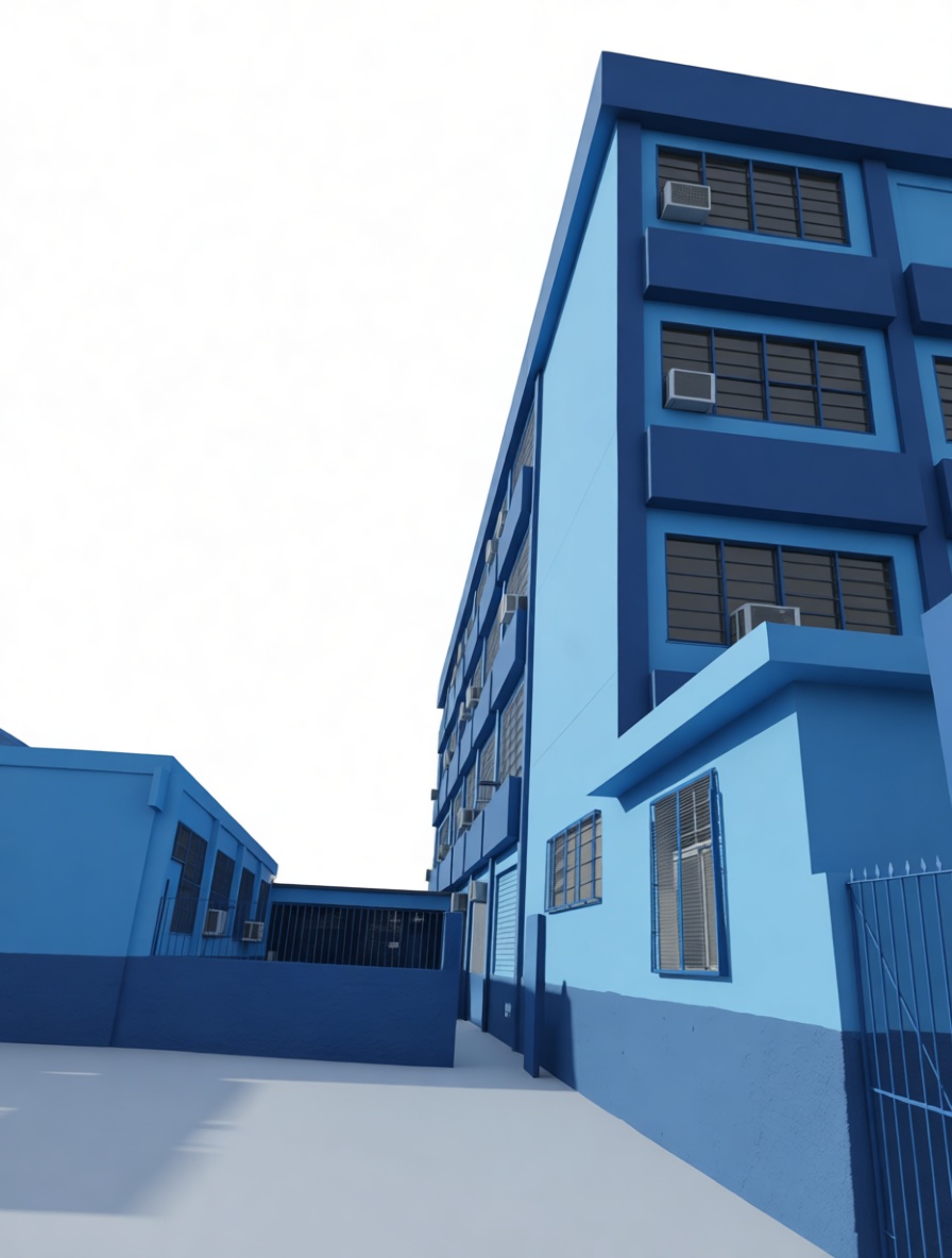 Industrial Building Model free 3D printable STL