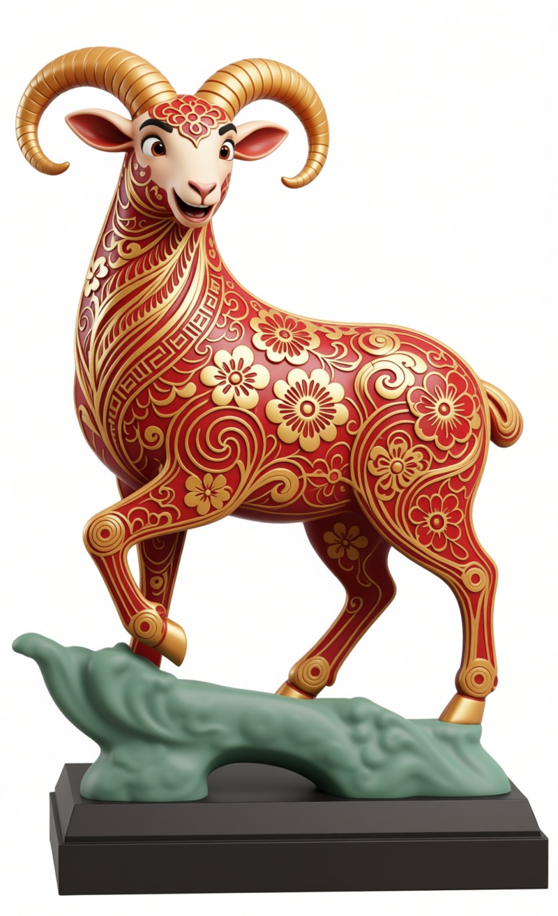 Decorative Ram Figurine free 3D printable STL