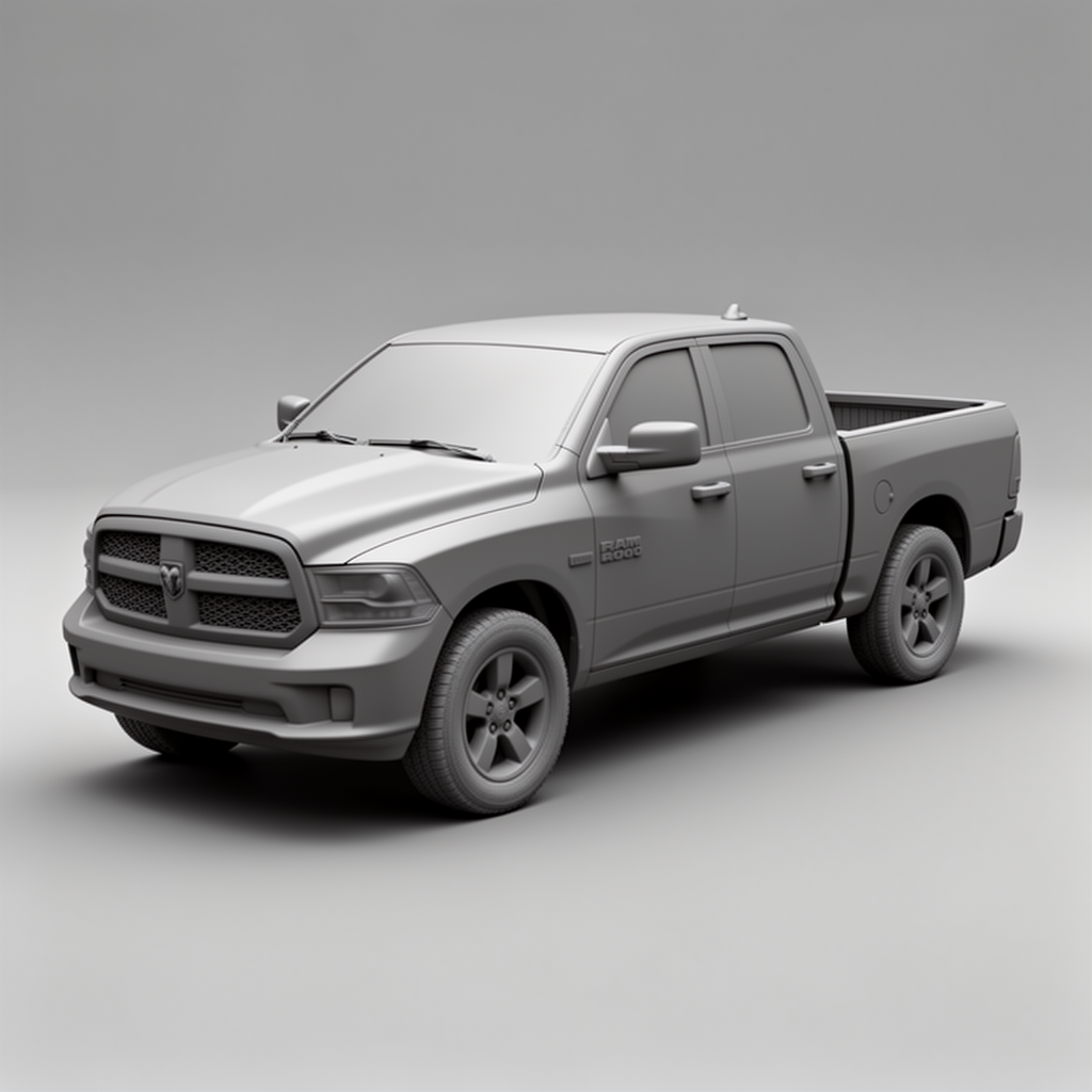Dodge Ram 1500 Classic Model free 3D printable STL