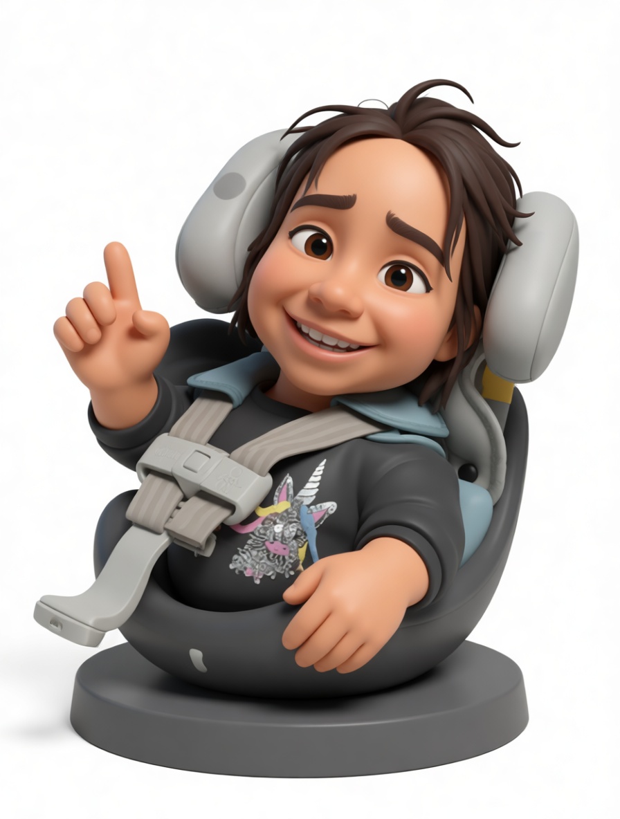 Toddler Car Seat Figurine free 3D printable STL