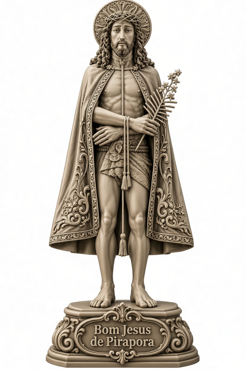 Bom Jesus de Pirapora Statue free 3D printable STL