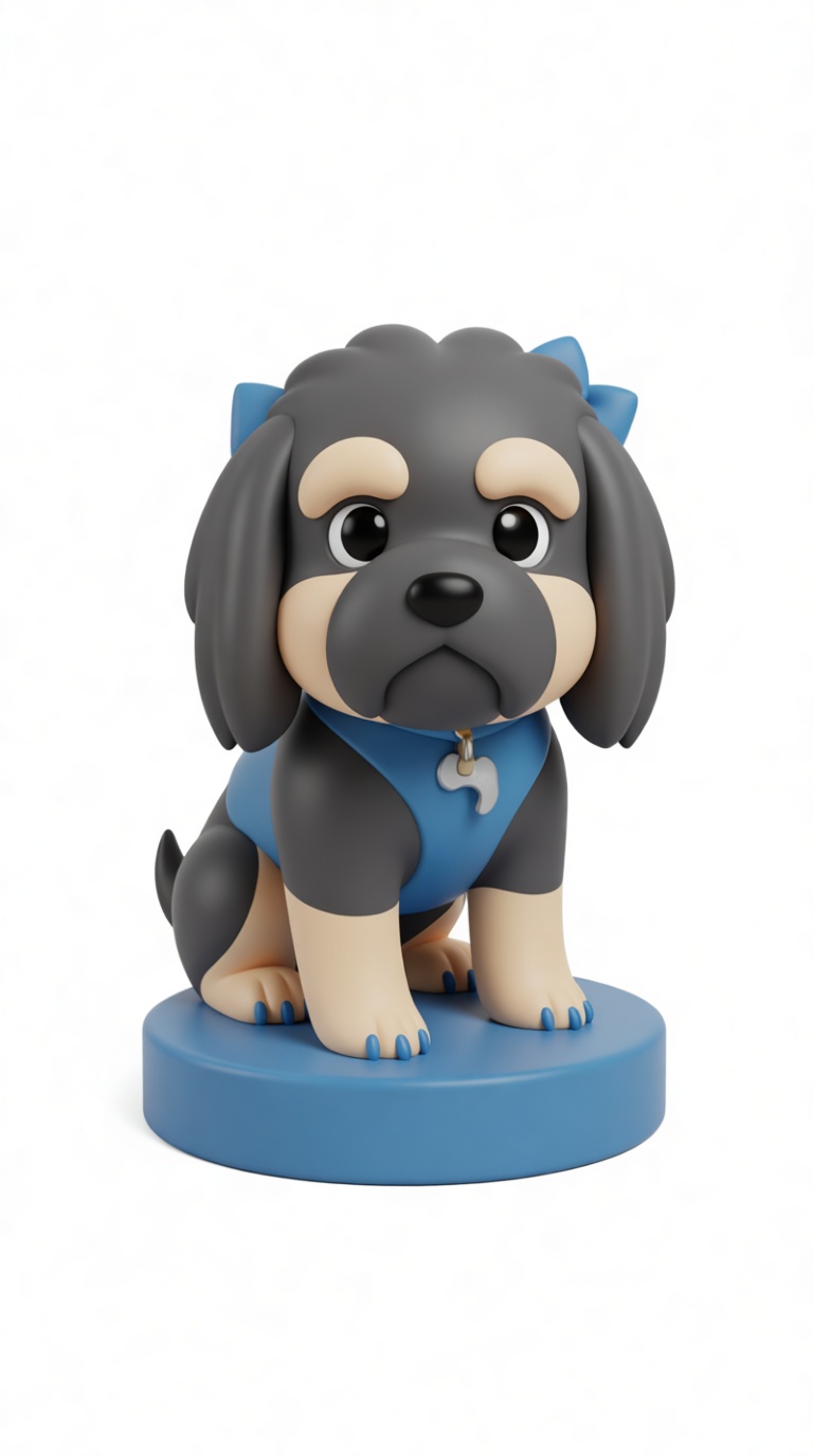 Dachshund Puppy Figurine free 3D printable STL