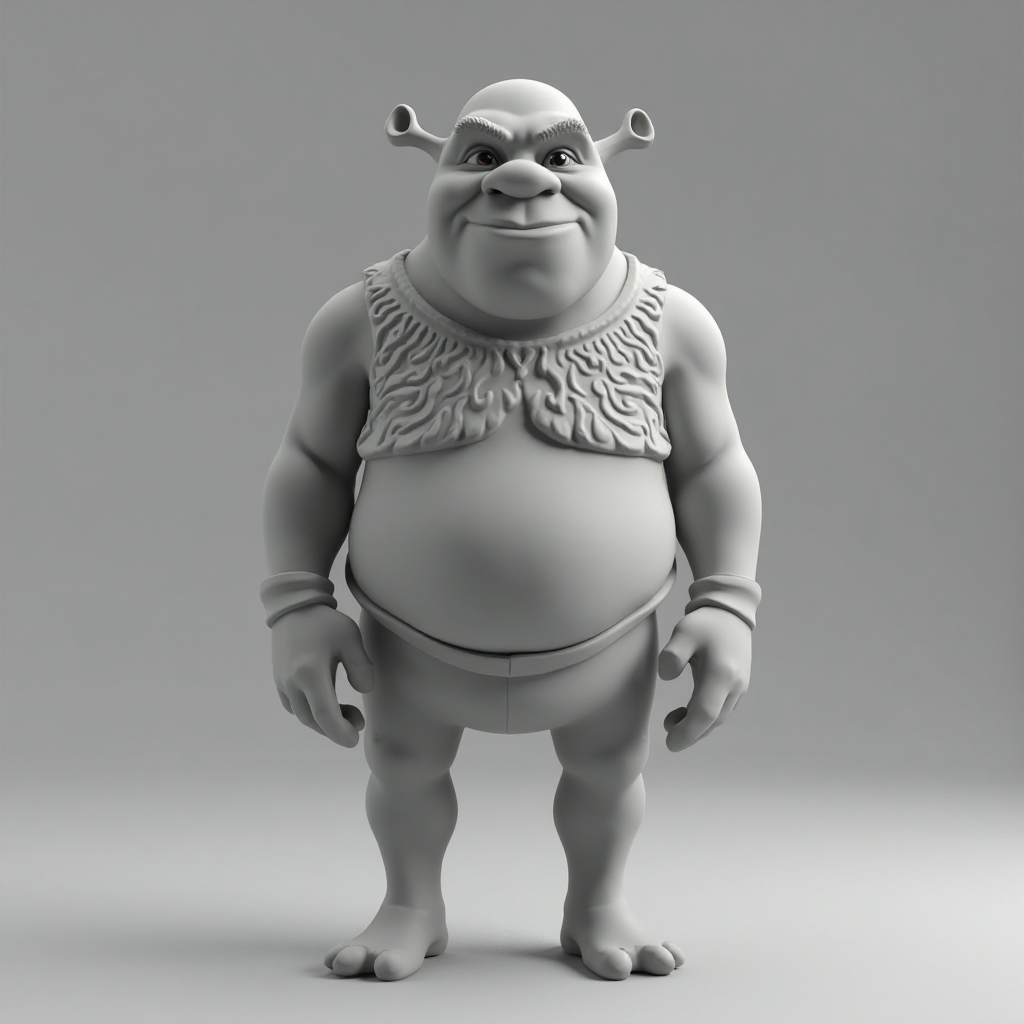 Shrek Figurine free 3D printable STL