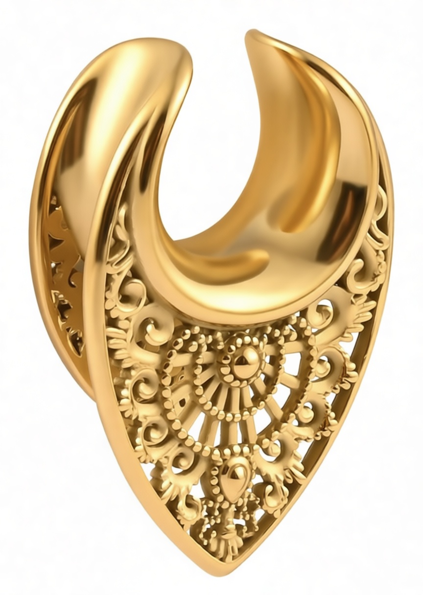 Baroque Ring Model free 3D printable STL