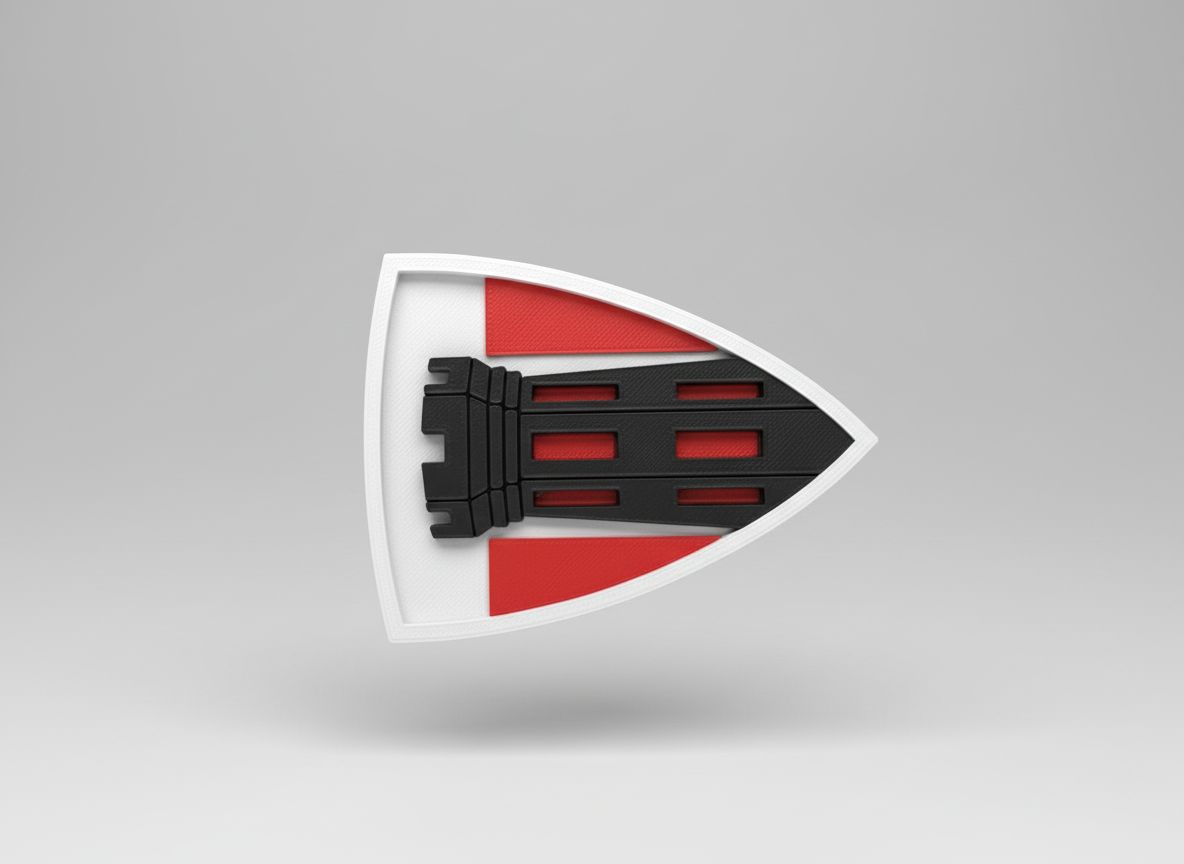 Stylish Shield Design free 3D printable STL