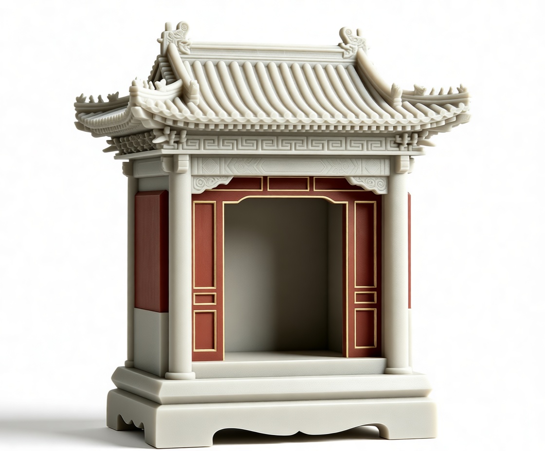Chinese Shrine Model free 3D printable STL
