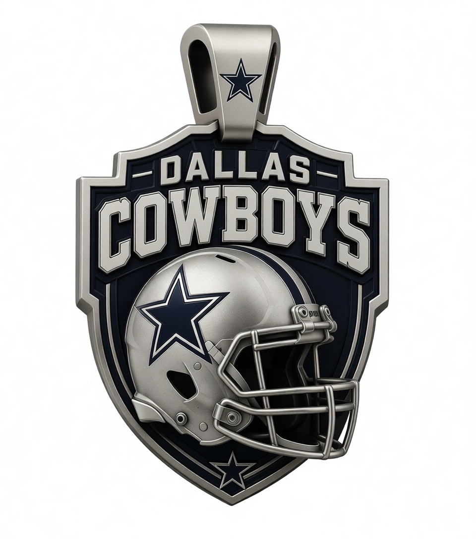 Dallas Cowboys Pendant free 3D printable STL