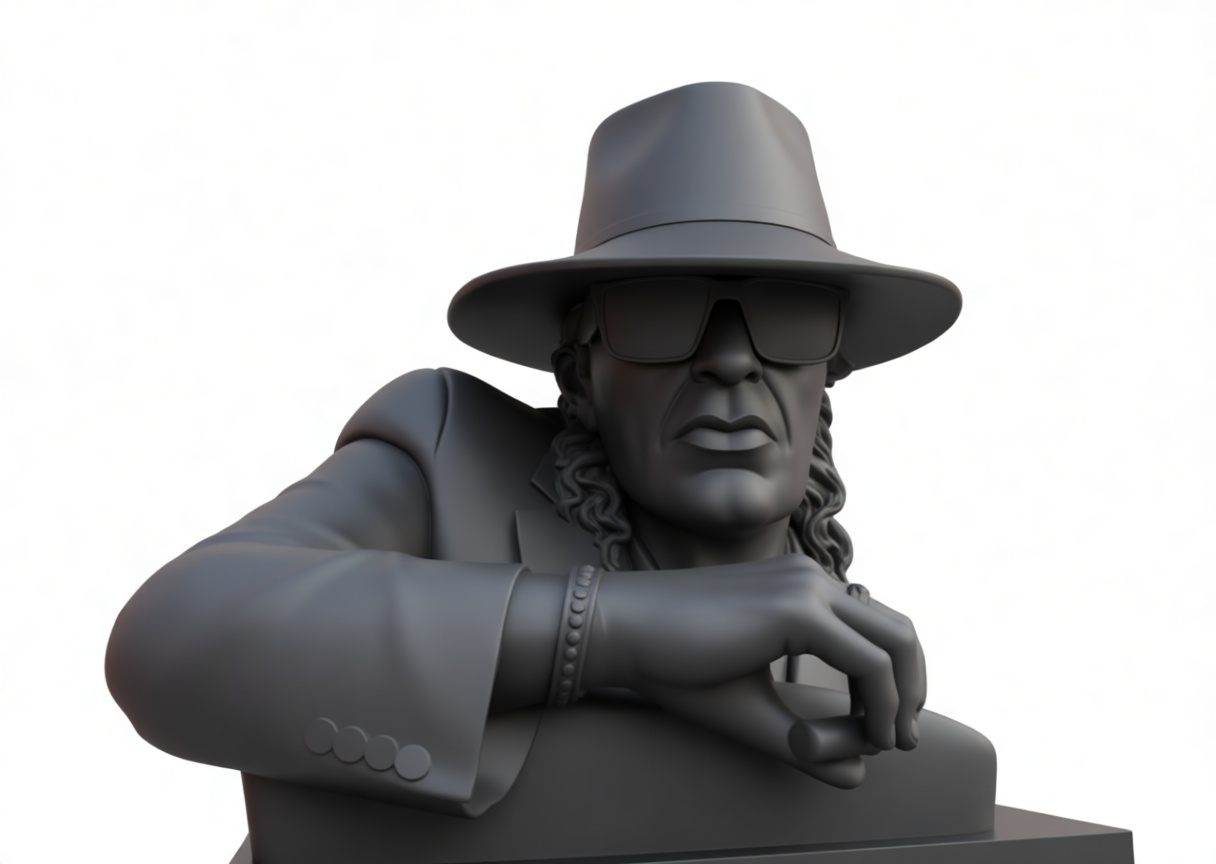 Blues Brothers Jake Statue free 3D printable STL