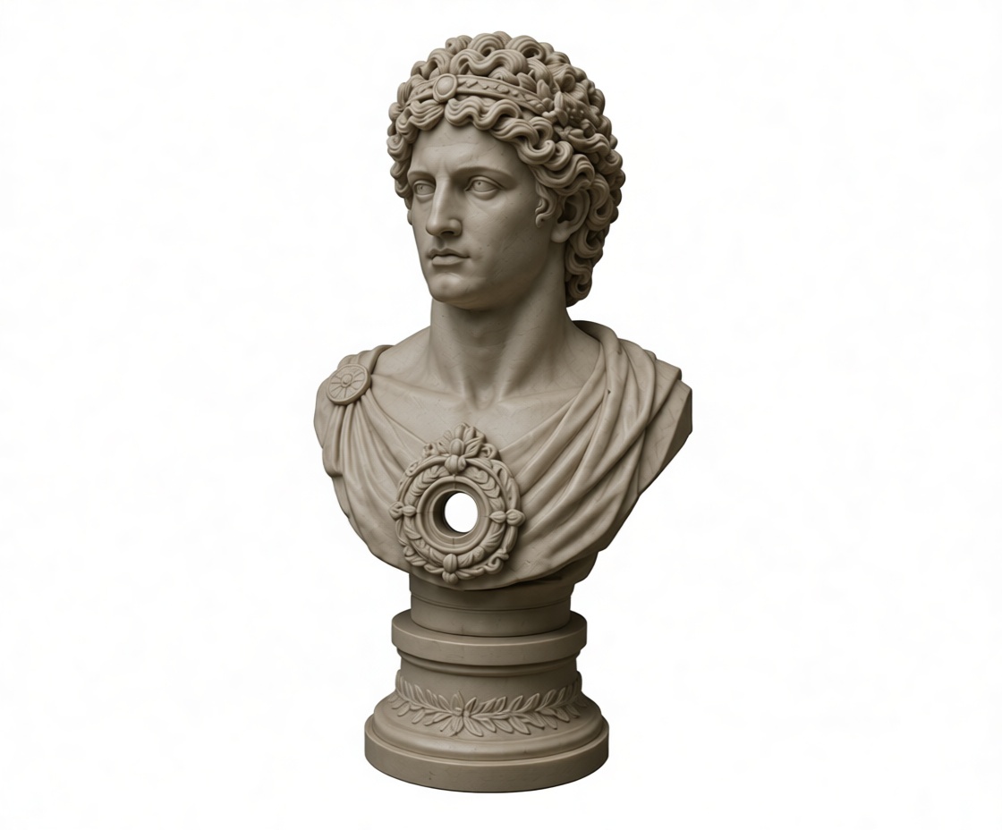 Antinous Bust Sculpture free 3D printable STL