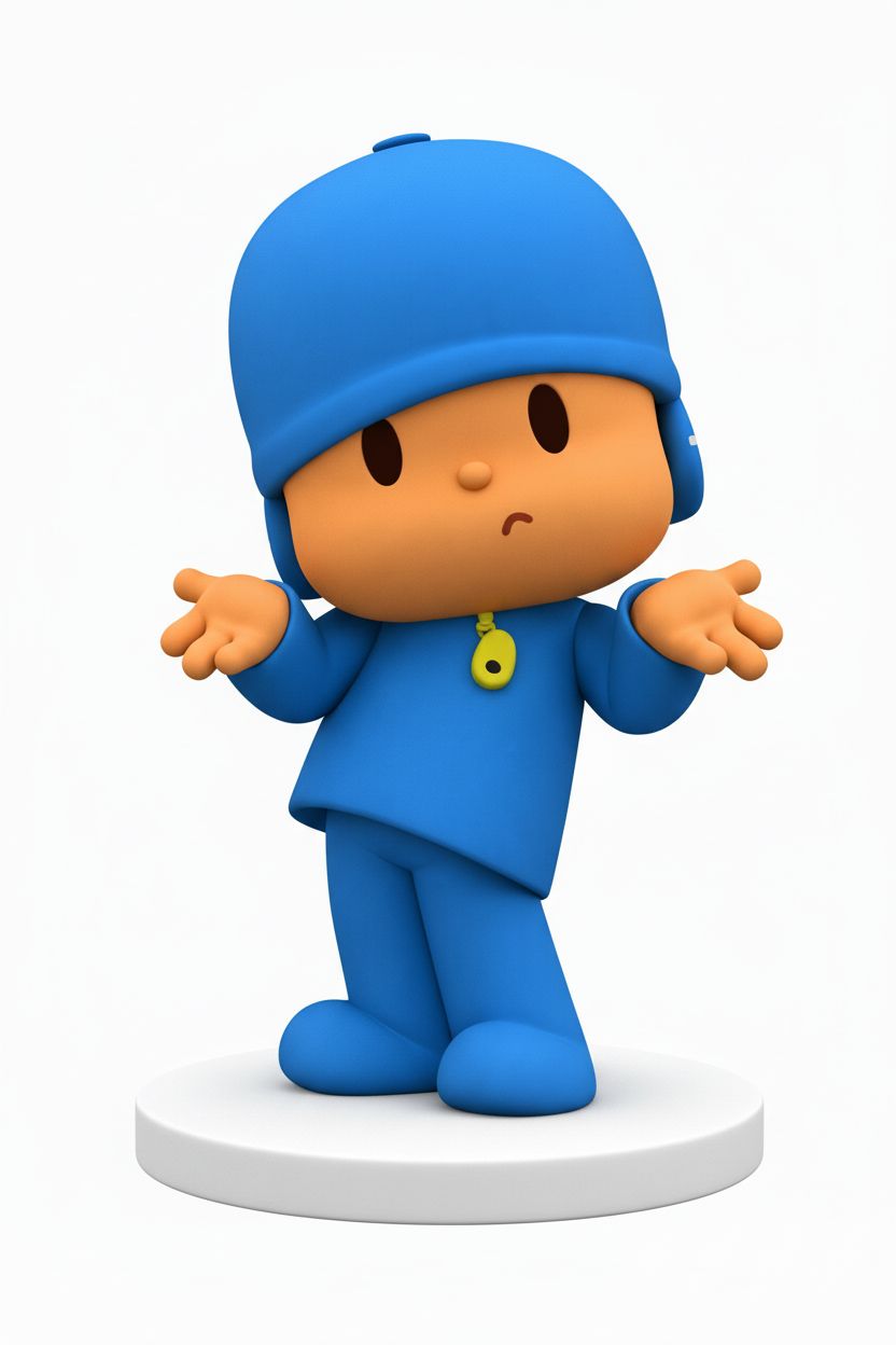 Playful Blue Character free 3D printable STL