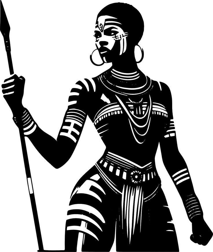 African Warrior Figurine free 3D printable STL