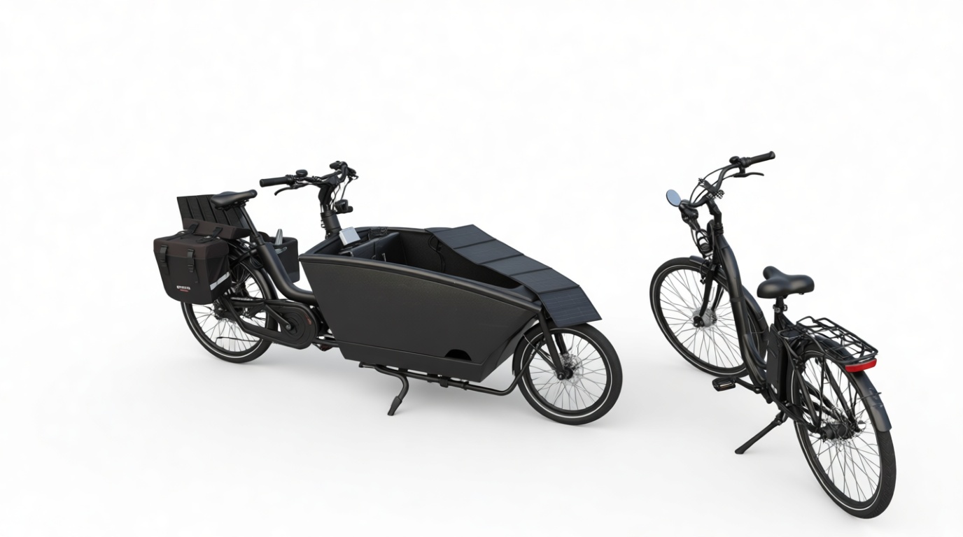Electric Cargo Bike Model free 3D printable STL