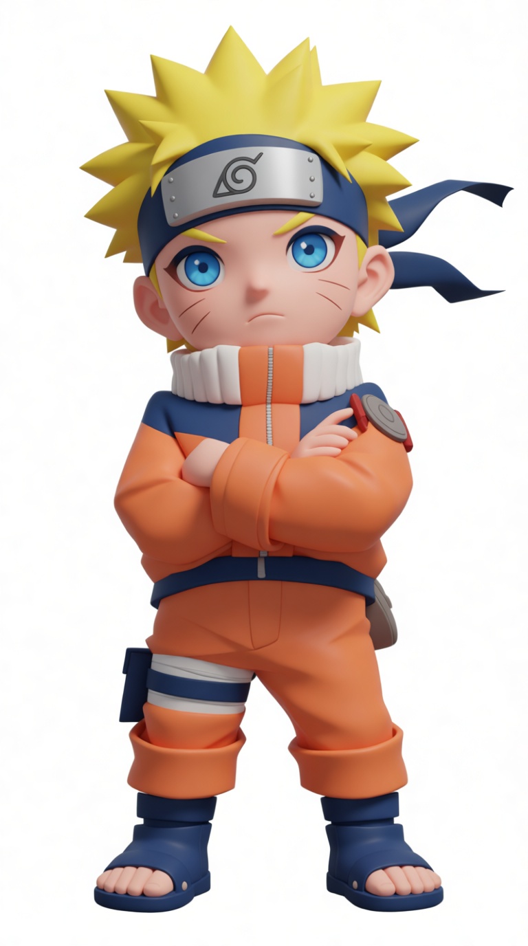 Naruto Uzumaki Figurine free 3D printable STL
