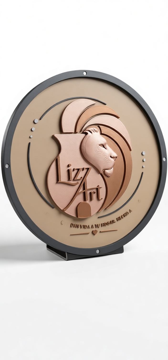 Lizz Art Lion Emblem free 3D printable STL