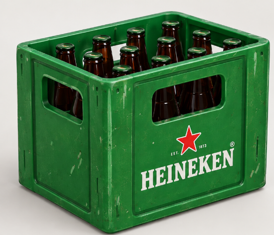 Heineken Beer Crate Model free 3D printable STL
