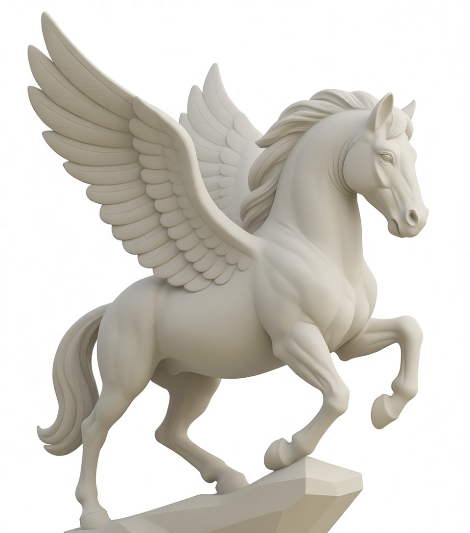 Pegasus Statue free 3D printable STL