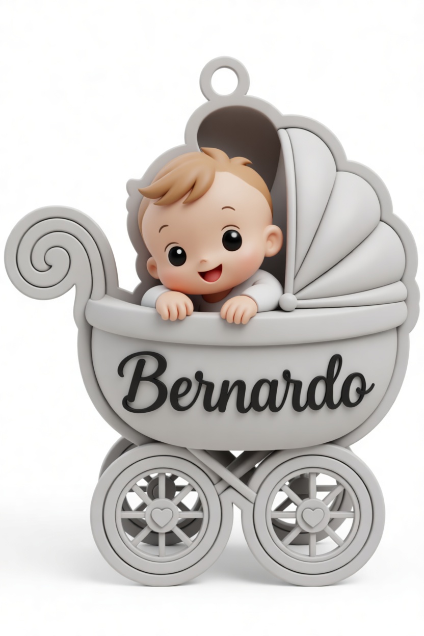 Bernardo Baby Carriage Figurine free 3D printable STL