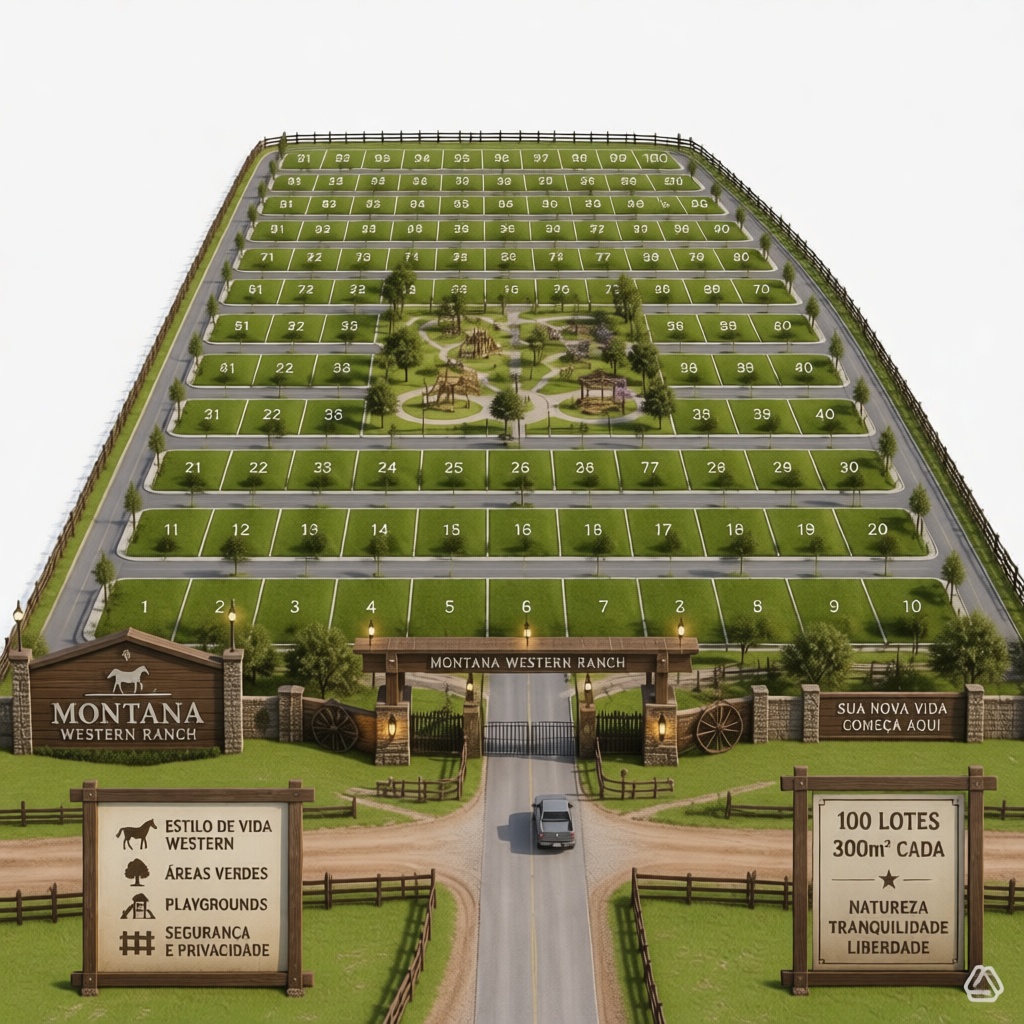 Montana Western Ranch Model free 3D printable STL
