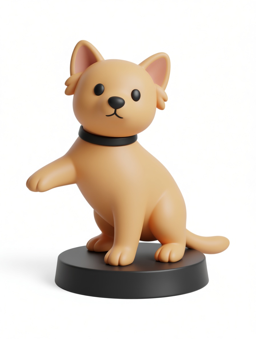 Cute Dog Figurine free 3D printable STL