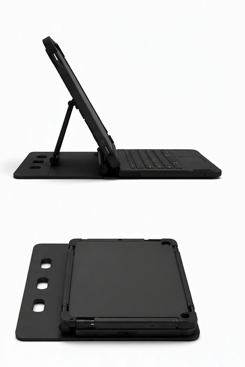 Folding Laptop Stand Model free 3D printable STL