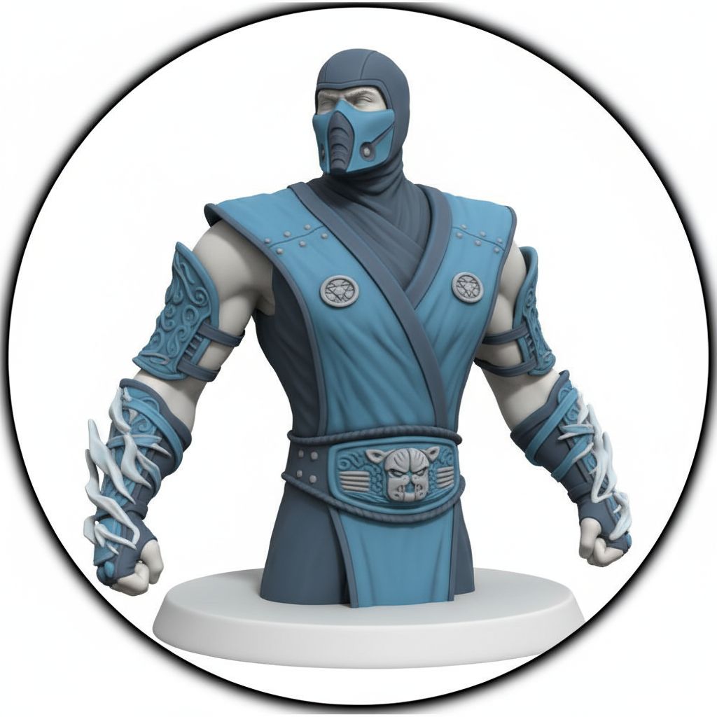 Sub-Zero Bust free 3D printable STL