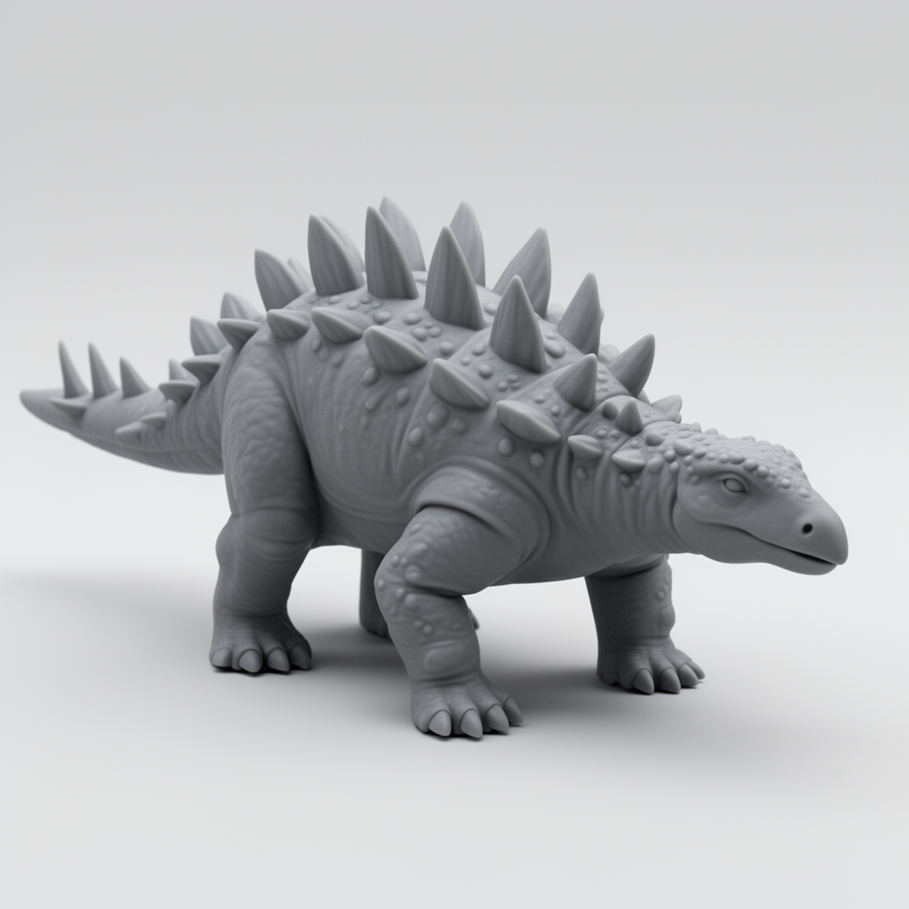 Ankylosaurus Dinosaur Figurine free 3D printable STL