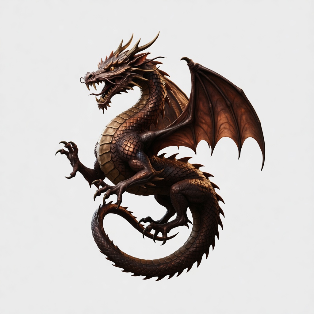 Western Dragon Figurine free 3D printable STL