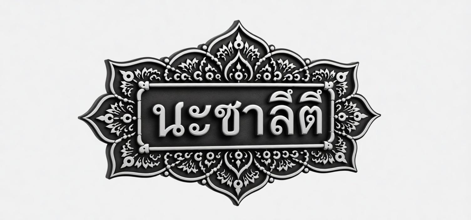 Thai Nameplate Plaque free 3D printable STL
