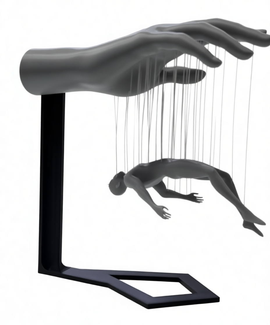 Marionette Puppet Sculpture free 3D printable STL