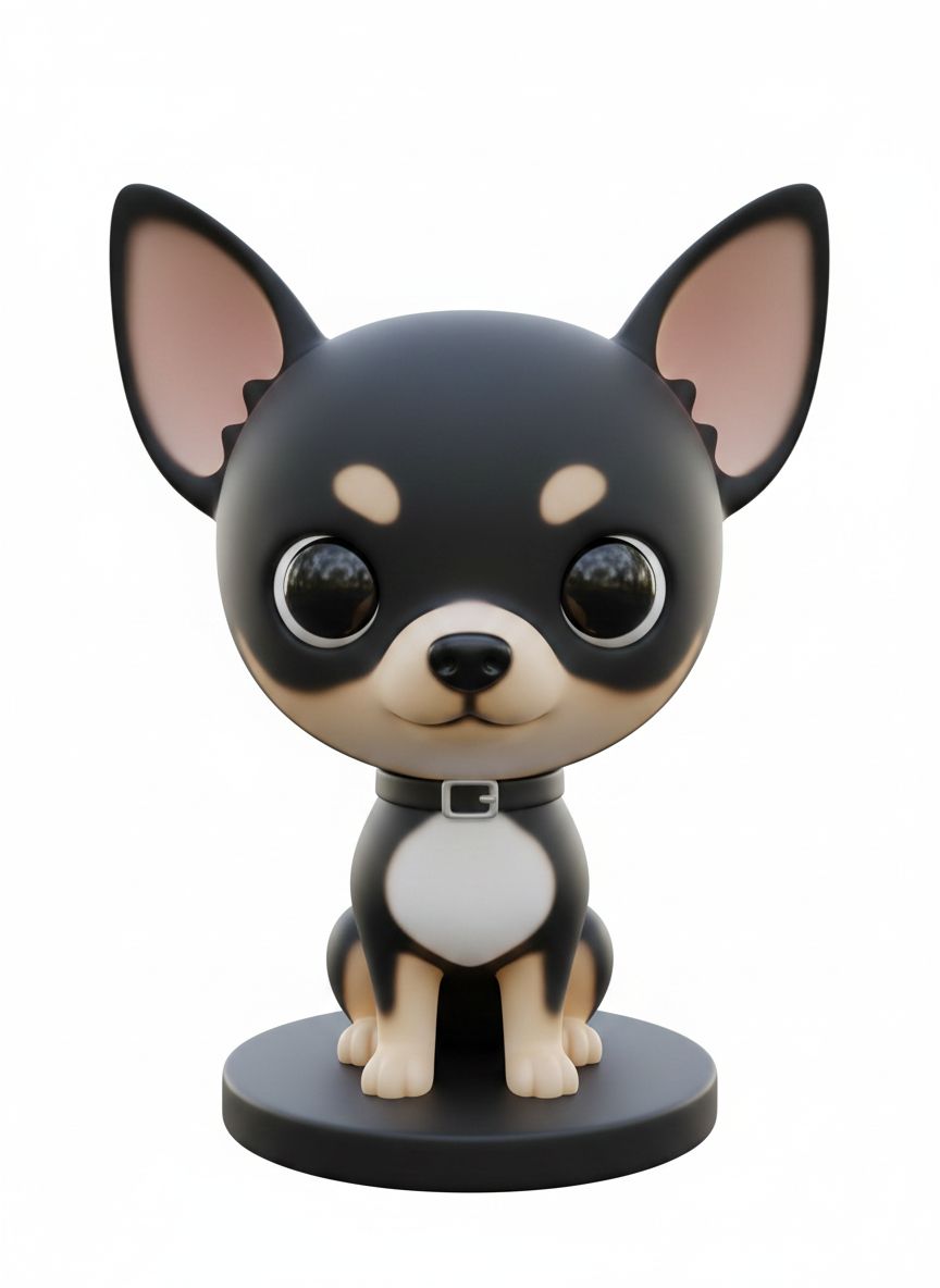 Chihuahua Dog Figurine free 3D printable STL