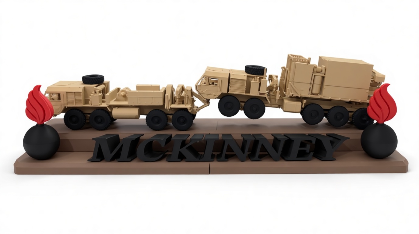 M1070 HET Truck Model free 3D printable STL