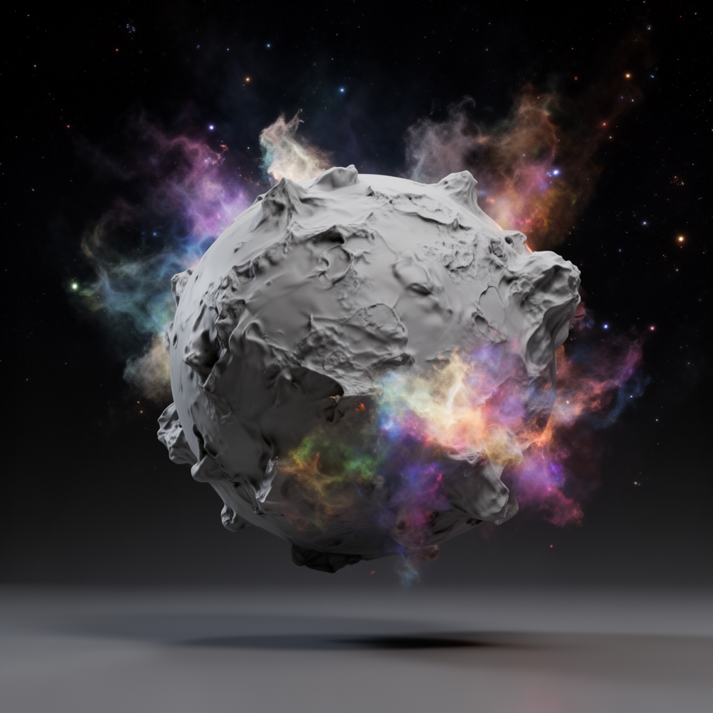 Nebula Planet Model free 3D printable STL