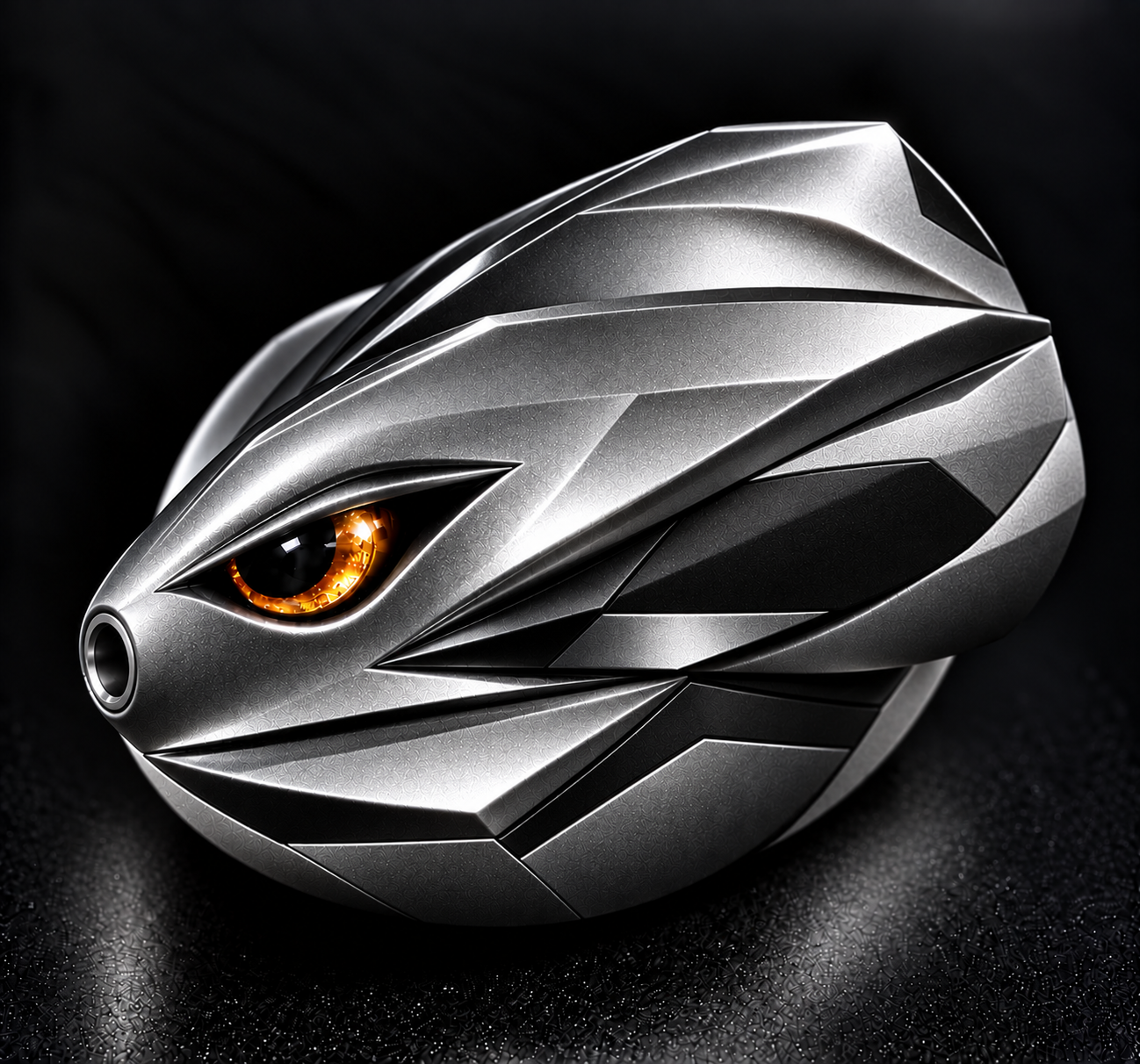 Mechanical Hawk Head Sculpture free 3D printable STL