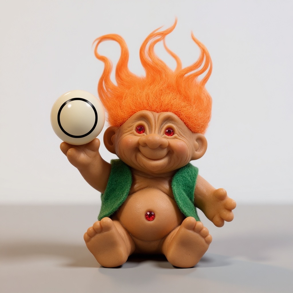 Vintage Troll Doll Figurine free 3D printable STL