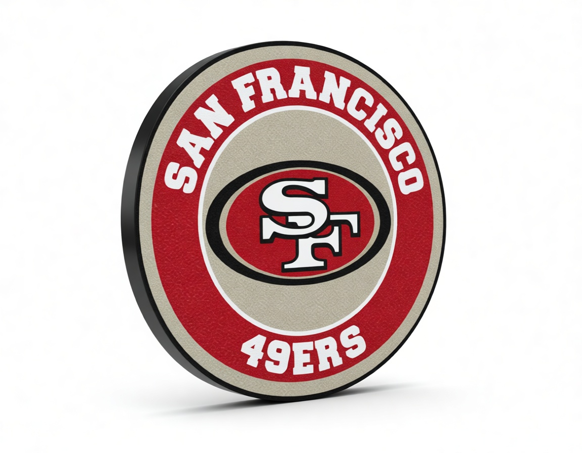 San Francisco 49ers Logo free 3D printable STL