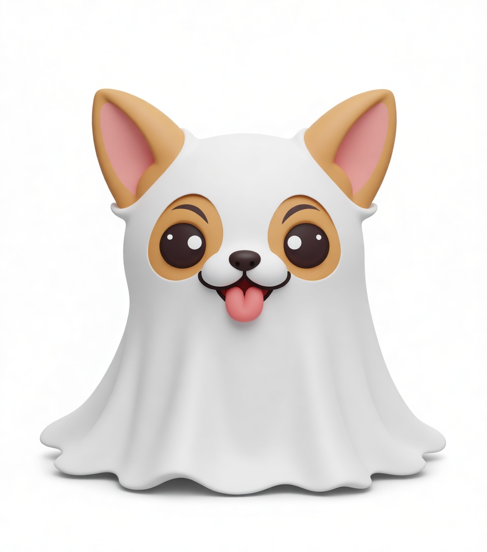 Corgi Ghost Figurine free 3D printable STL