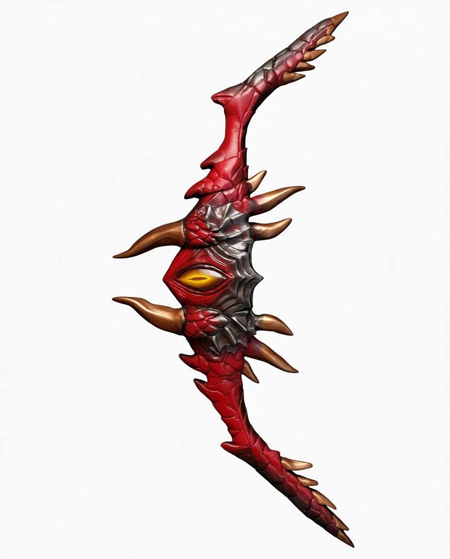 Demon Eye Bow Model free 3D printable STL