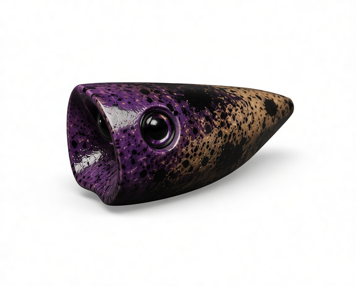 Purple Spotted Bobbin Figurine free 3D printable STL