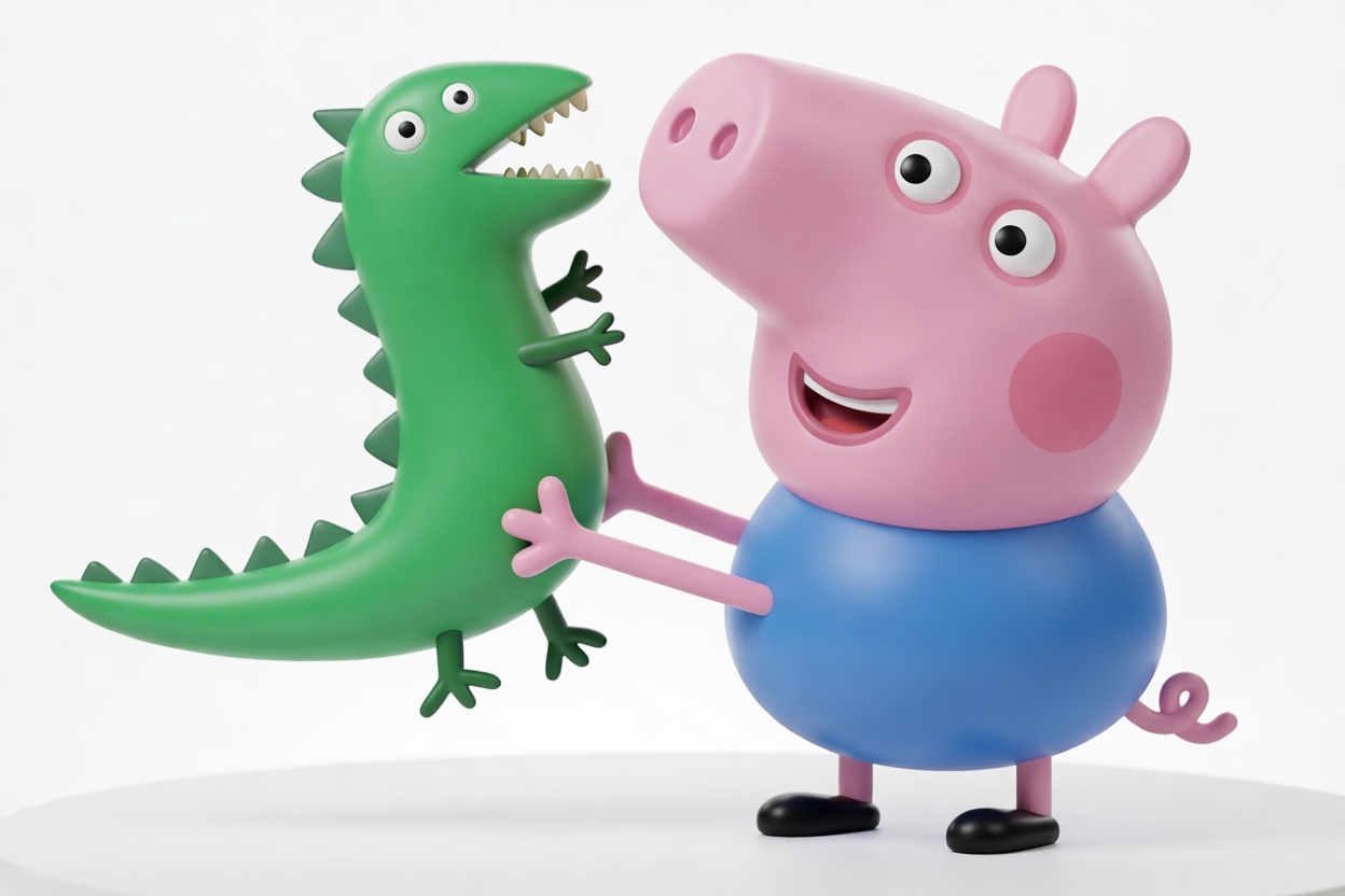 George Pig Figurine free 3D printable STL
