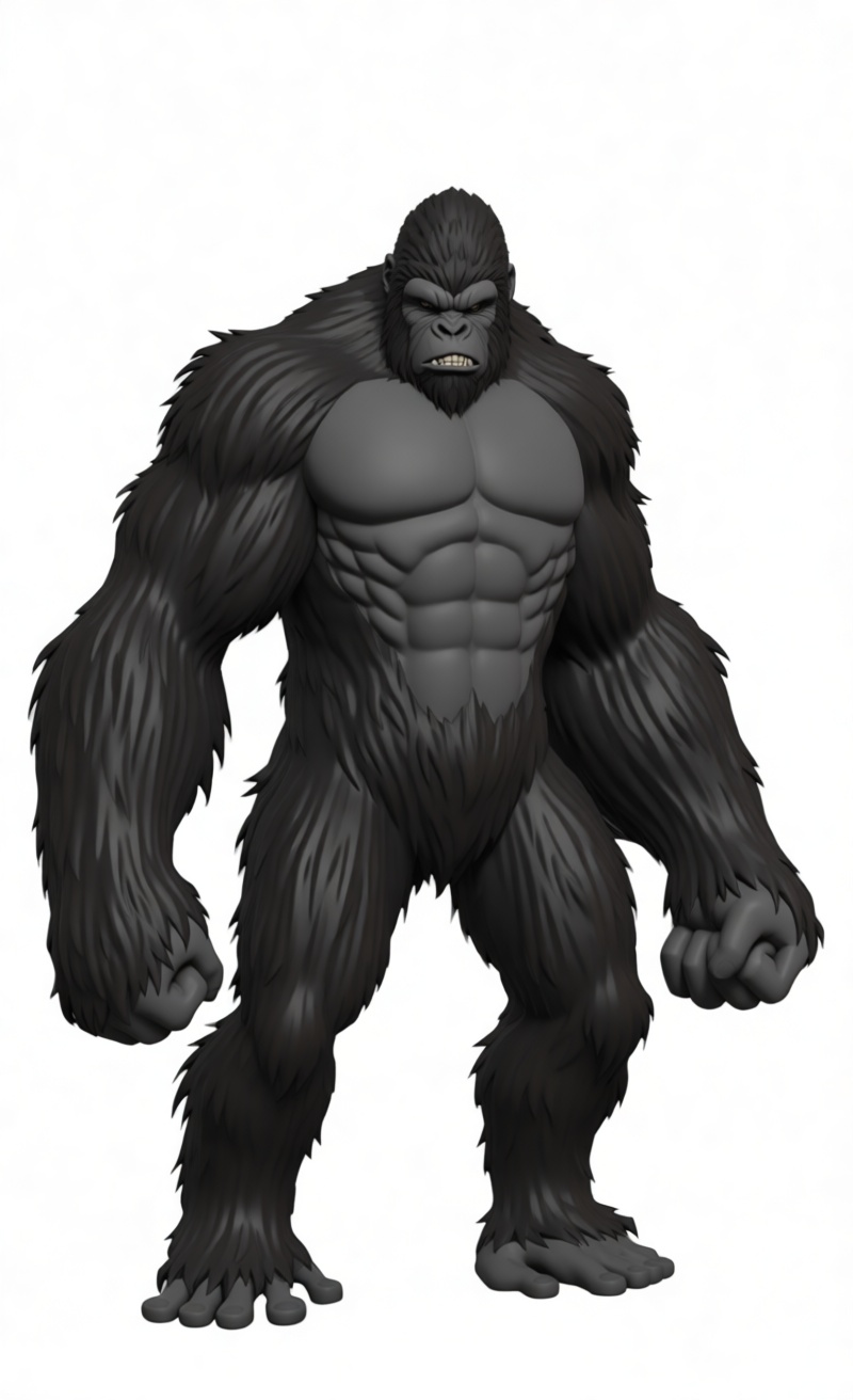 Bigfoot Figurine free 3D printable STL