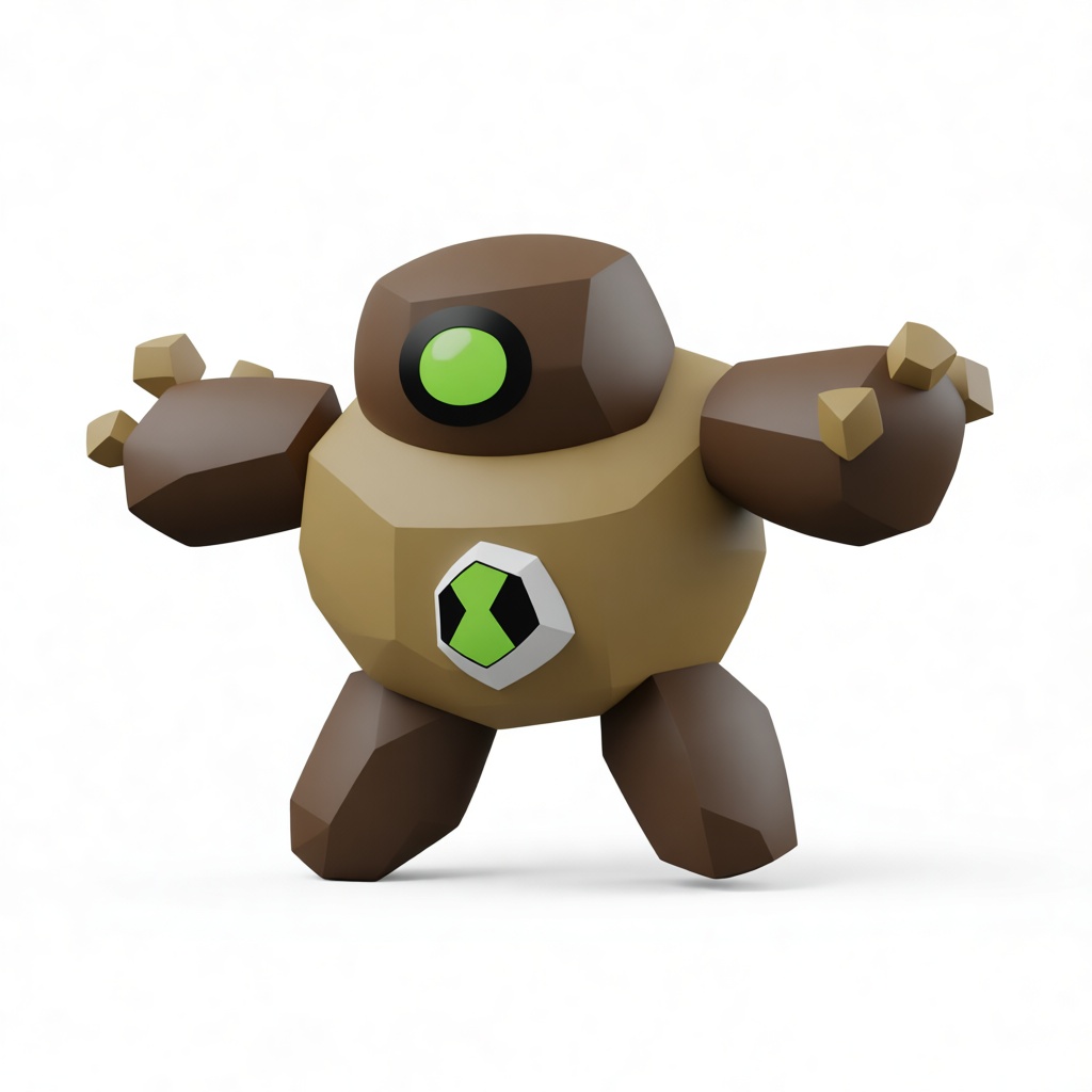 Boulder Pokémon Figurine free 3D printable STL