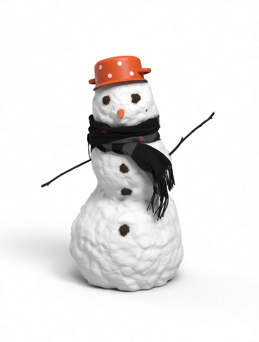 Classic Snowman Figurine free 3D printable STL