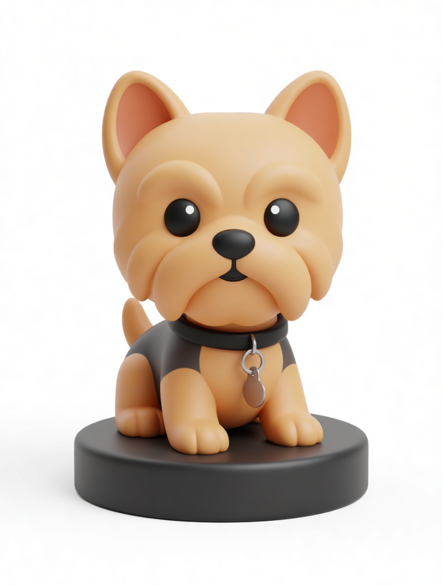 Yorkshire Terrier Figurine free 3D printable STL