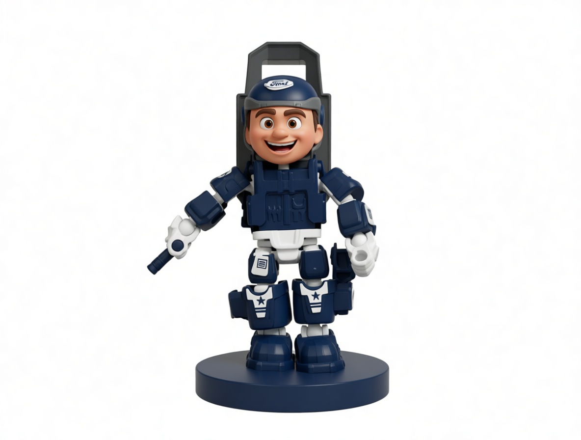 Cartoon Soldier Figurine free 3D printable STL