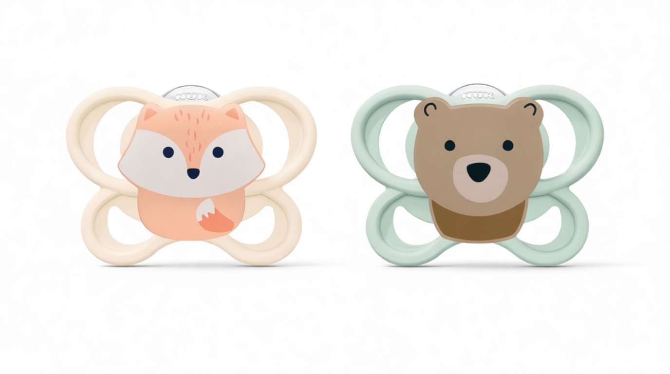 Fox and Bear Pacifier Models free 3D printable STL