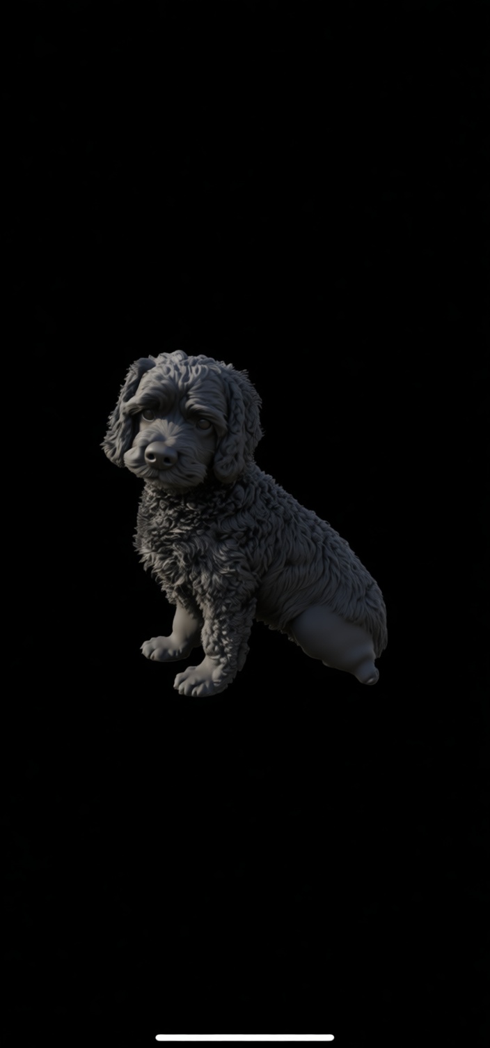 Cockapoo Dog Figurine free 3D printable STL